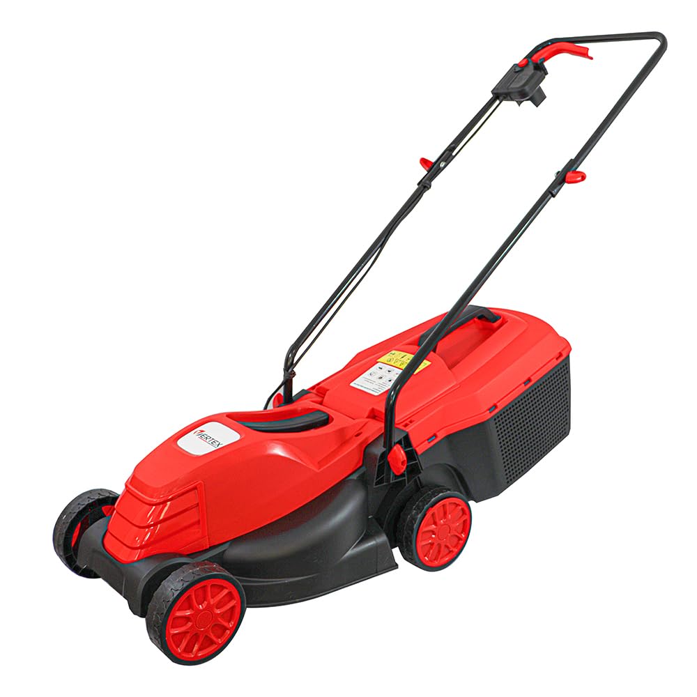 Vertex VKE1400 Kosiarka Elektryczna, 1400W, Szerokość Cięcia 320mm, 5-Stopniowa Regulacja Wysokości, Kosz 25L, 3450 obr/min