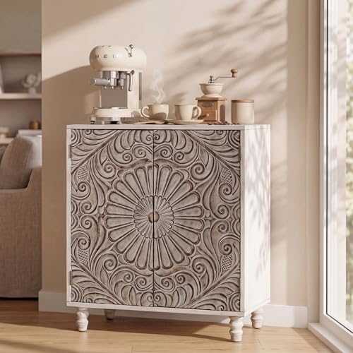 COSIEST 32 Vintage Storage Sideboard Cabinet