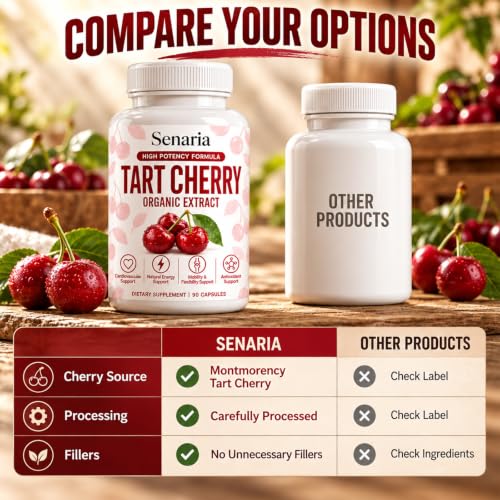 BERSEG Cold Pressed Tart Cherry Supplement