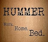 Work. Home. Bed.