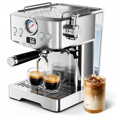 Espresso Maker Machine with Steam Wand