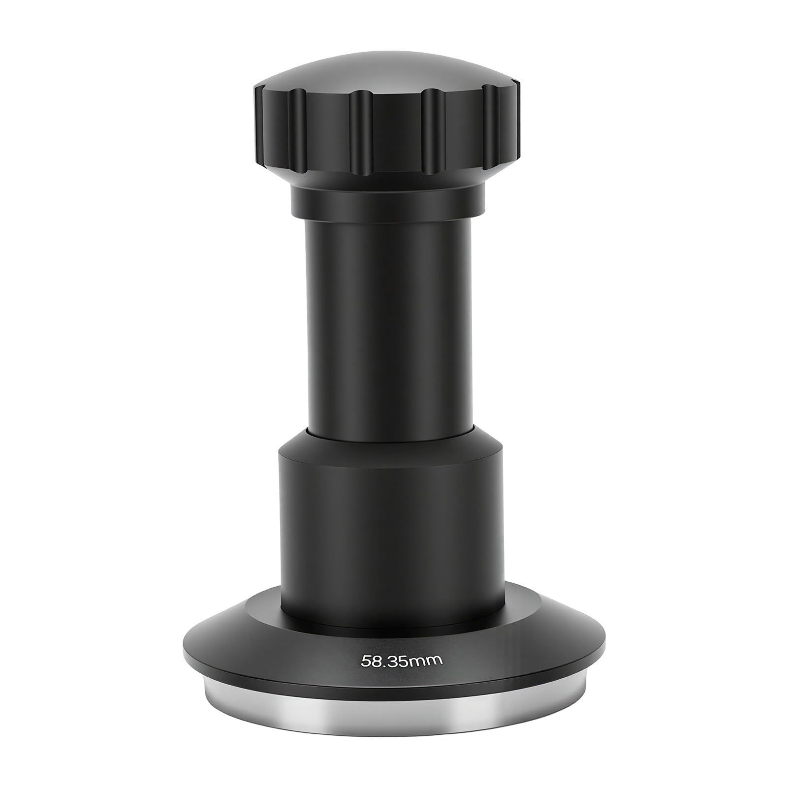 Luocute Pressino per caffè in Acciaio Inossidabile, Base Filettata da 58,35 Mm con Pressatore di Livellamento con Feedback di Caricato a Molla Calibrato da 25/30/35 Libbre, per