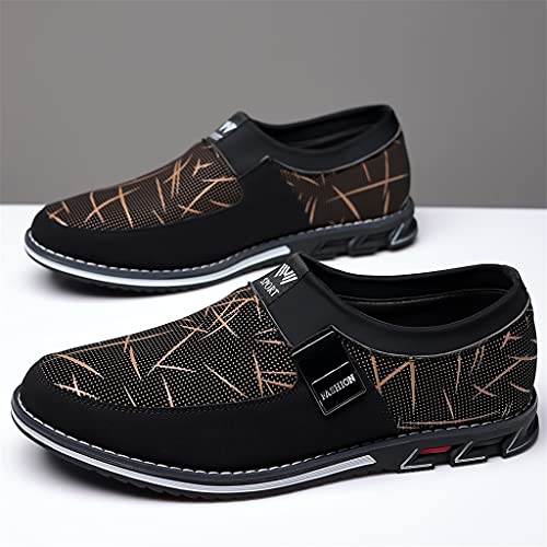 Image of Veslesth Men Casual Shoes Sneakers Loafers Comfort Walking Shoes Fashion Driving Shoes Luxury Leather Shoes for Male Business Work Office Dress Outdoor
