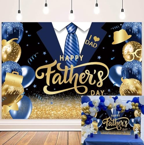 Toile de fond Happy Father's Day avec texte I Love Dad pour photo
