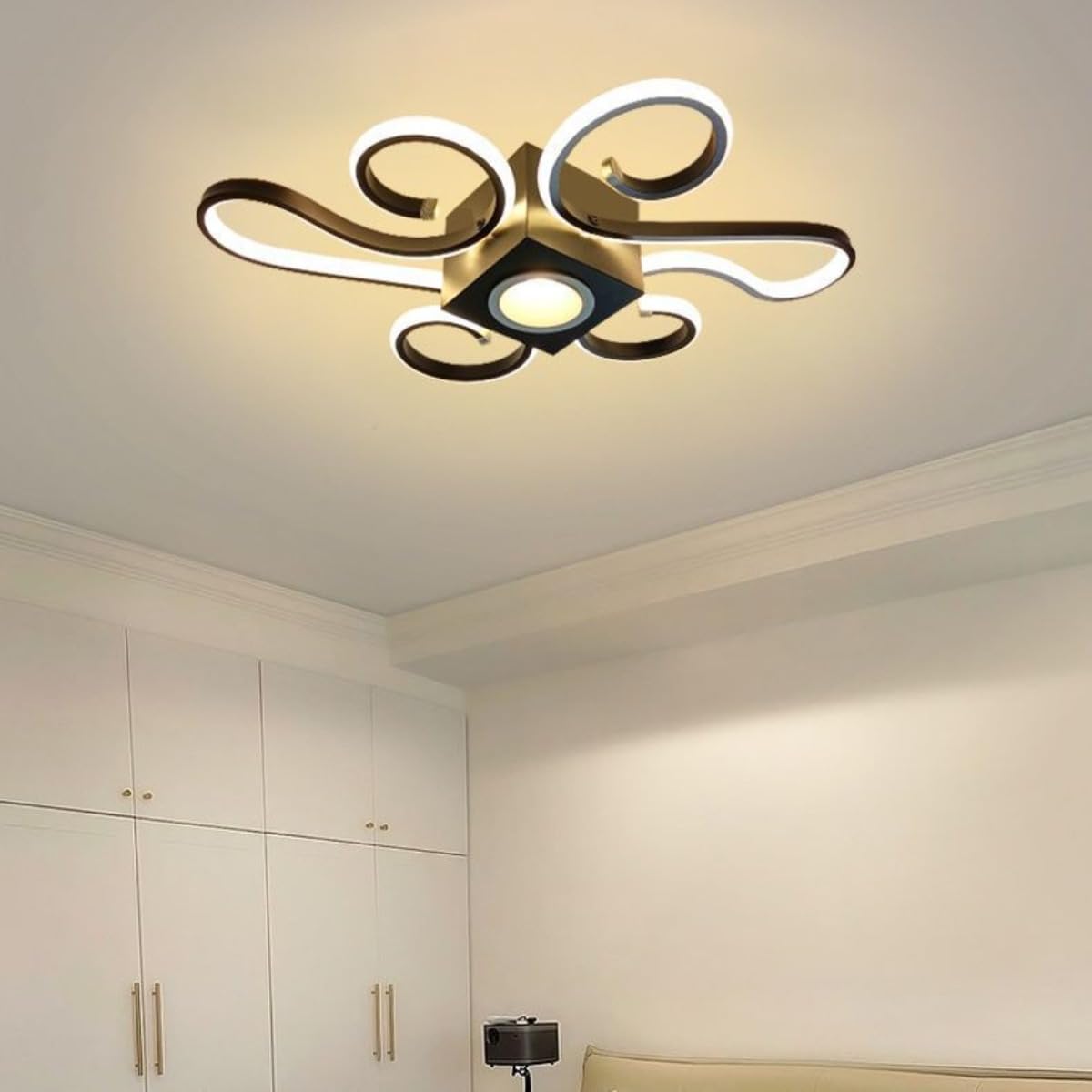 GHiycotdl Ceiling Lights,Light Fittings Ceilings with Designer Light Strips,Flush Ceiling Lights for Living Room Bedroom Kitchen Lounge Hallway