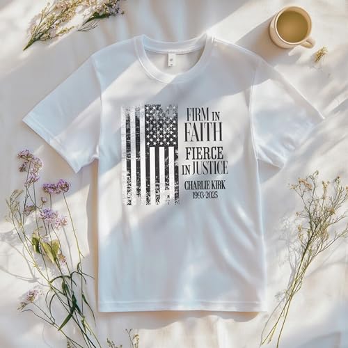 Comfort Colors Charlie Kirk Memorial Shirt – American Patriot Tee – Faith-Based Conservative Activist Political Tribute T-Shirt Multi3