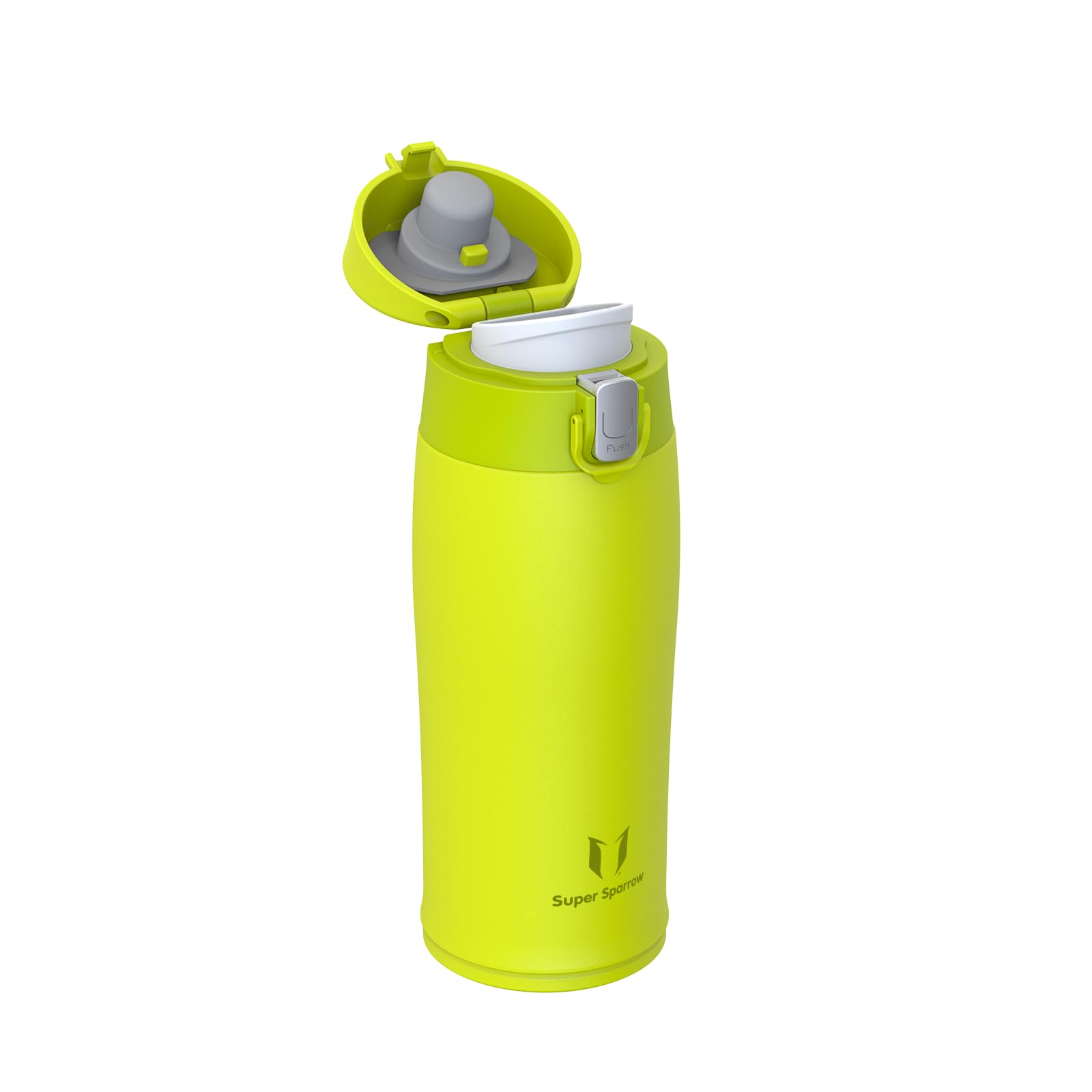 Super Sparrow Borraccia Termica, Acciaio Inox Bottiglia Termica - 350ml, 500ml, 750ml, 950ml - Senza BPA Tazza Termica, Borraccia Termica per Bambini, Scuola, Sportiva, Bici, Campeggio, Palestra