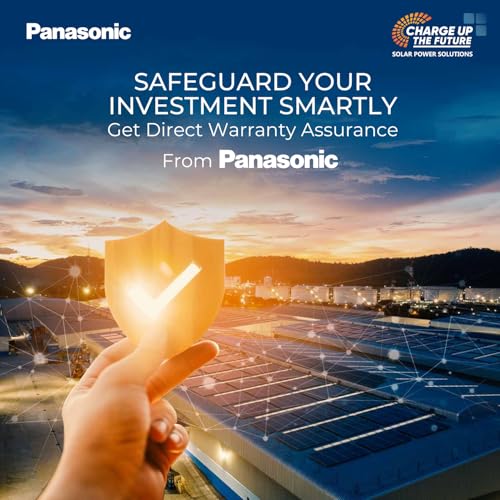 Image of Anchor By Panasonic 550Watt Solar Panel, Non DCR Mono Facial Half Cut 144 Cells, Mono-PERC Solar Module, 10BB, 25 Years Linear Performance Warranty (Pack of 2)