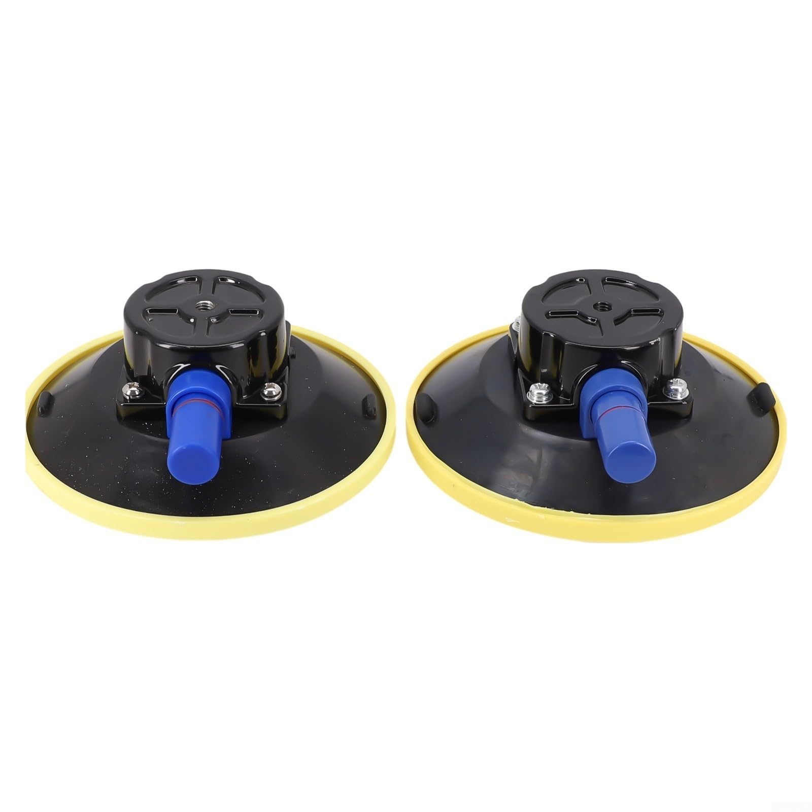 2er-Pack Vakuum-Saugnapfhalter, 150 mm, Handpumpe, Glassauger mit M8-Gewinde für Auto-Reparaturen, Hebewerkzeug