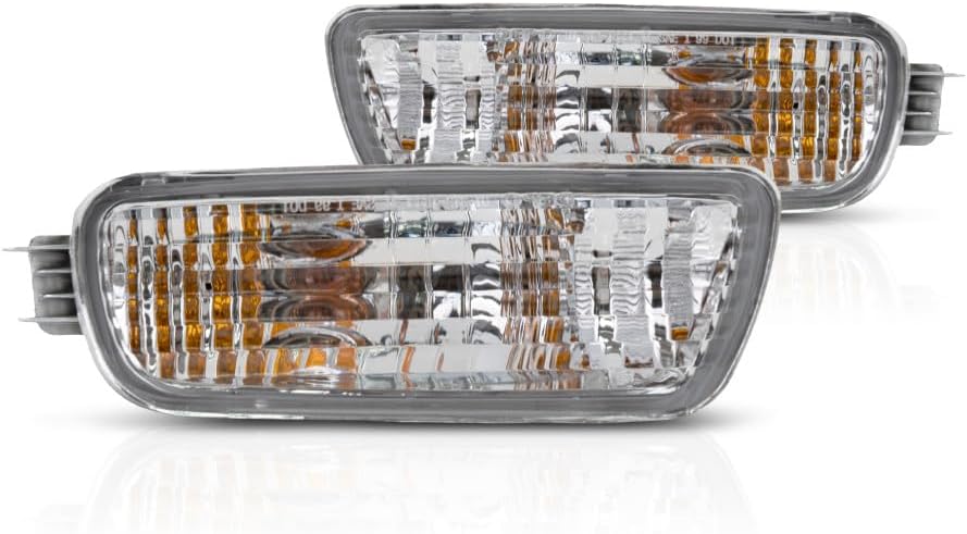 For 2001-2004 Toyota Tacoma Pair Driver and Passenger Side Turn Signal Light With Bulbs Included TO2530140 TO2531140 | 81520-04080 81510-04080