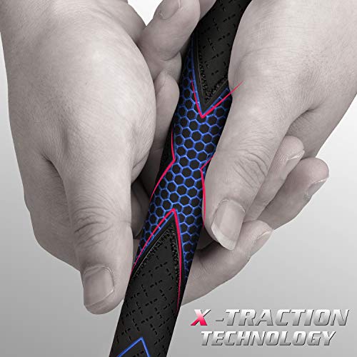 Champkey Traction-X Golf Grips 13 Pack | High Traction And Feedback Rubber Golf Club Grips | Choose Between 13 Grips With 15 Tapse And 13 Grips With All Kits #TOP2