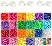Pony Beads, 3,300 pcs 9mm Pony Beads Set in 23 Colors with Letter Beads, Star Beads and Elastic String for Bracelet Jewelry Making by INSCRAFT