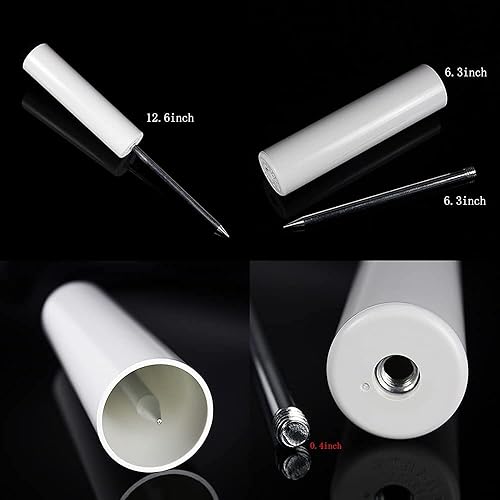 Miniatura 5 de Soporte para caña de pescar, paquete de 4 soportes para caña de pescar, soportes para caña de pescar para pesca bancaria, soporte de playa de PVC