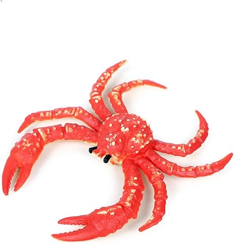 Amazon プラスチックカニモデルリアルなカニ海の動物フィギュア模造装飾デスクトップ装飾おもちゃギフト用キッズ タラバかに プラモデル 通販