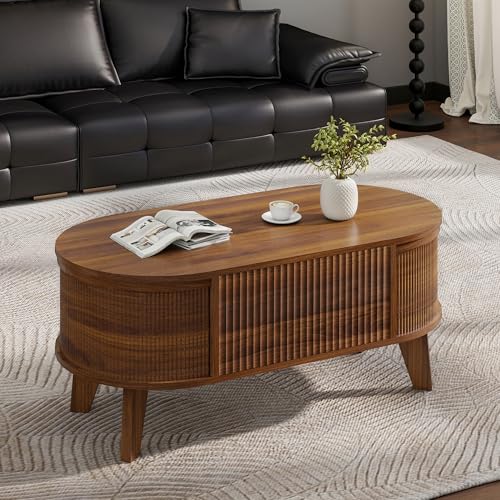 LYNCOHOME Lift Top Coffee Table