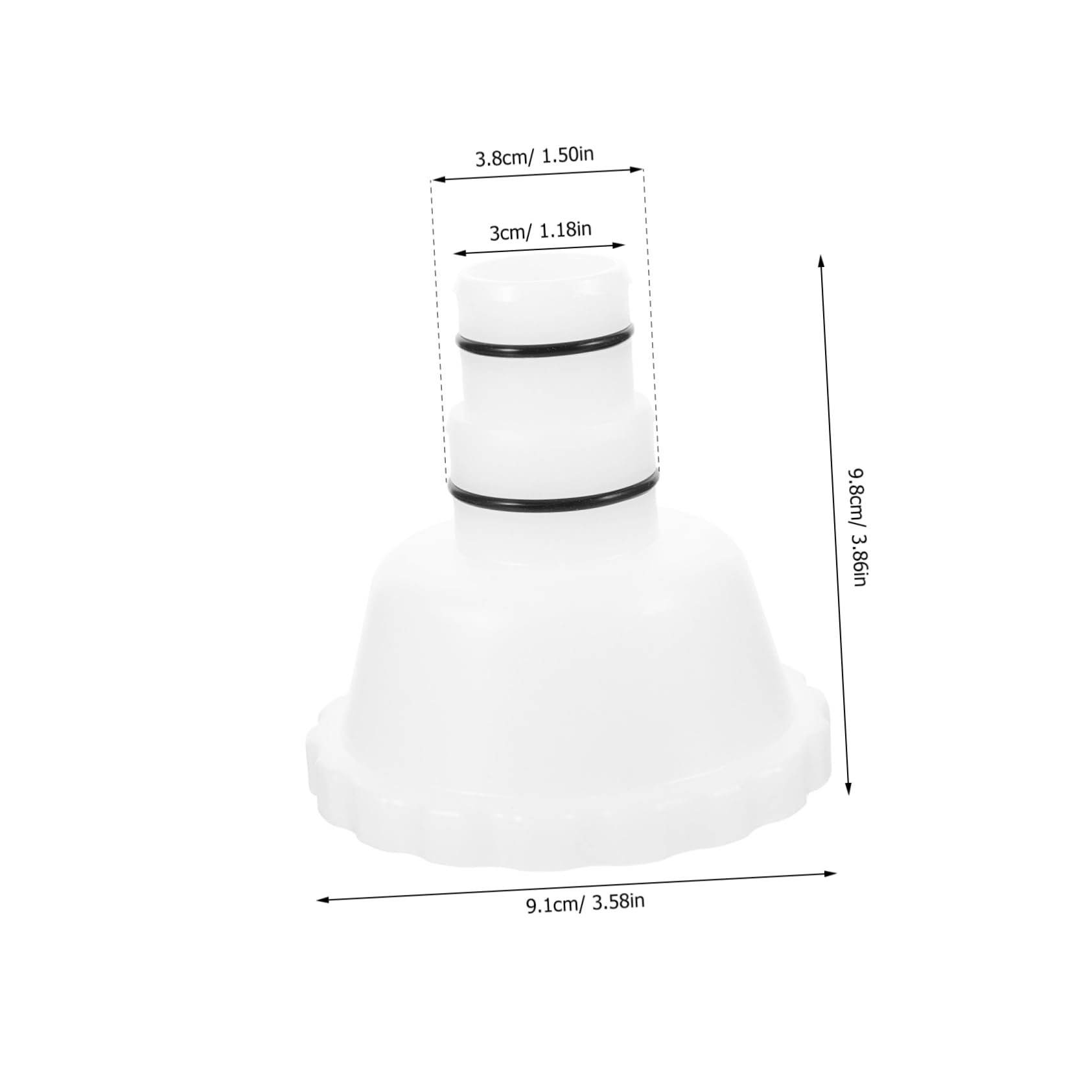 Kisangel 5piezas Adaptador De Manguera para Bomba De Piscina Conector Compatible Sistemas De Filtrado y Sumergibles Accesorio Duradero para De Manguera