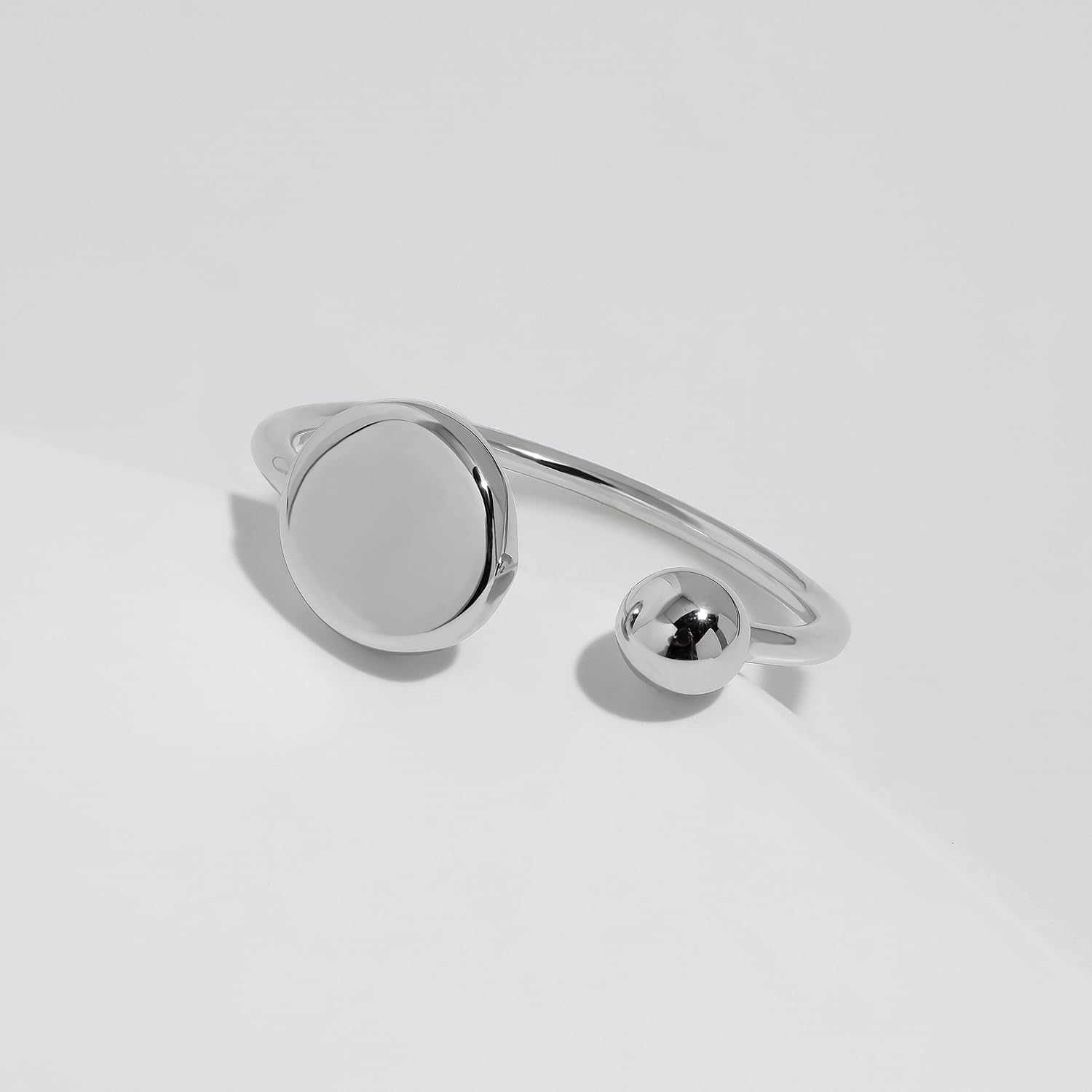 Meissa Anelli Donna Argento 925 Anello Abbraccio Ipoallergenico Anello Aperto Regolabile 10.5-16.5 Gioielli Regalo Migliore Amica Natale