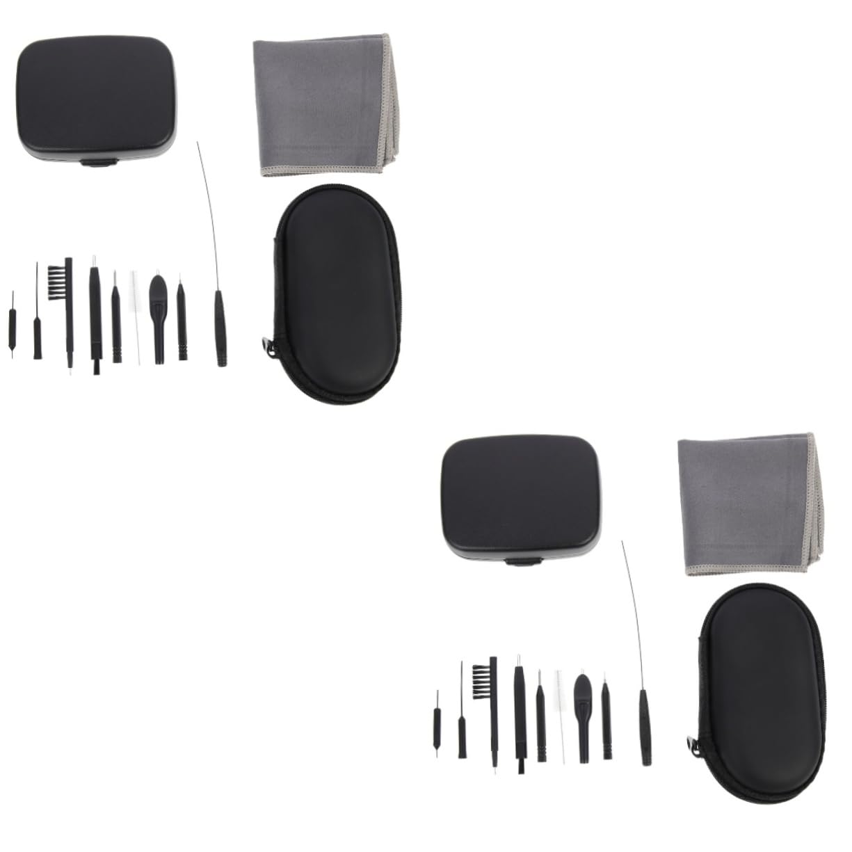 2 Juegos Kit de Limpieza de Accesorios y Tapones Herramientas Portátiles de Limpieza Incluye y Limpiador de Ventilación