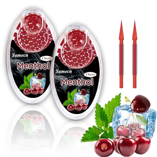 200 boules d'énergie parfumées premium - 10 saveurs Mix à 10 boules pour une saveur inoubliable - bille box saveur (Cerise)