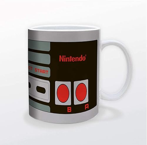 Miniatura 6 de Pyramid America Taza Nintendo Controller – Taza de cerámica (11 onzas) para bebedores de café, cacao y té, resistente a las virutas e impresa en