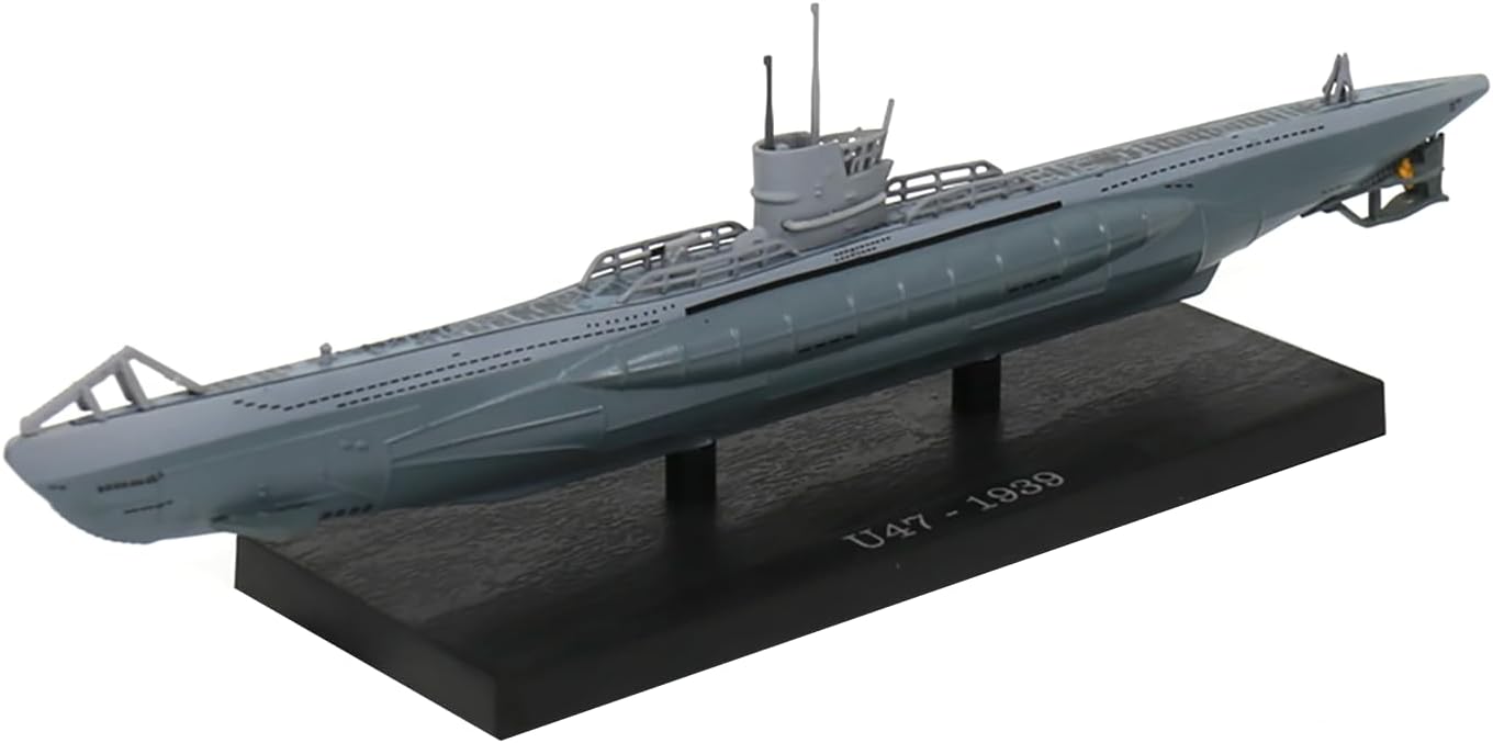 CHICHIYANG 1:350 Alloy Submarine Model for 1939 World War II Germany U47 Navy, Die-cast Armored Vehicle Collectibles