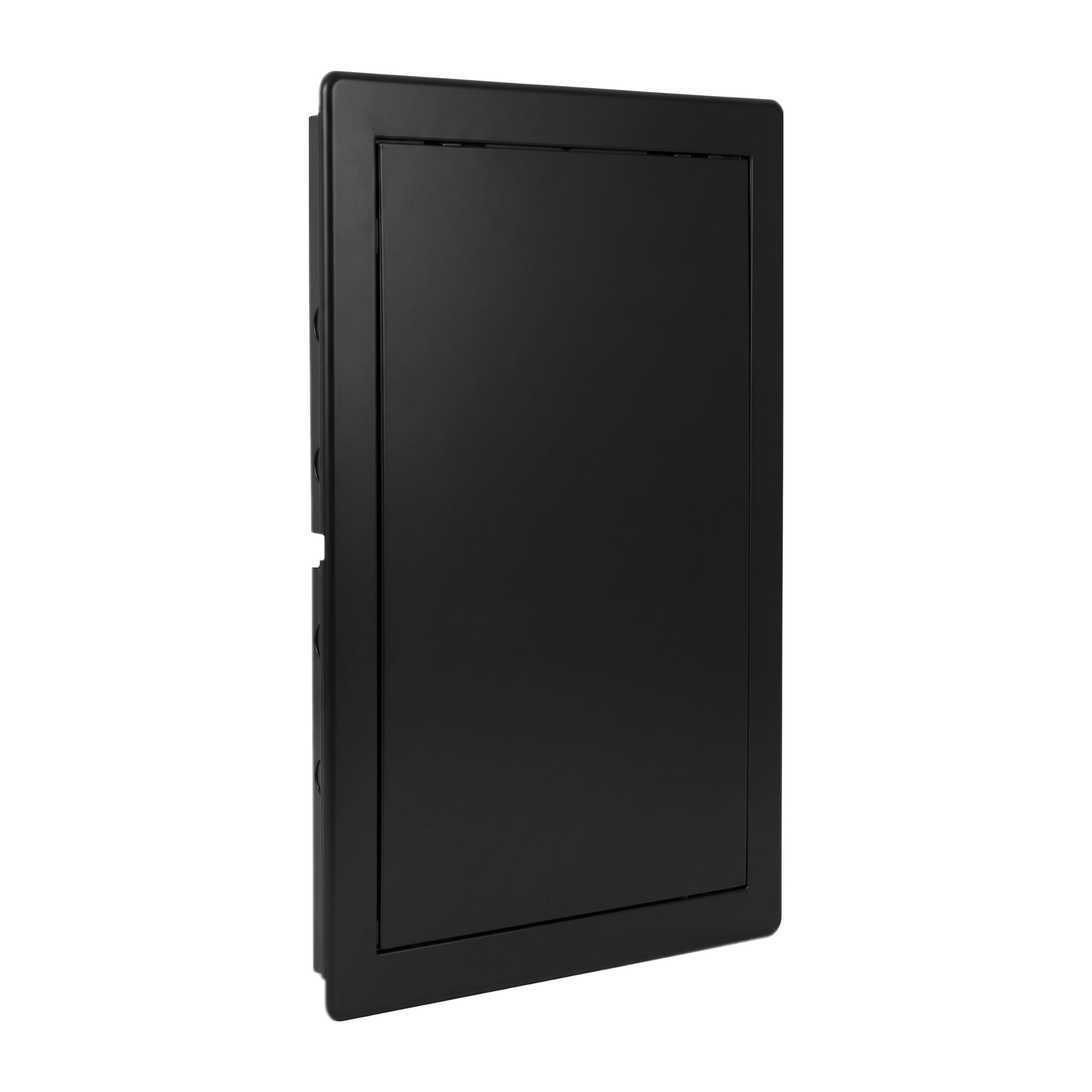 Repa Market 200 x 300 mm Plasterboard Access Panel – Black Plastic Inspection Hatch for Walls & Ceilings, Bath Panel & Fuse Box Cover Cabinet, Access Hatch, Easy Install for Plumbing & Electrical