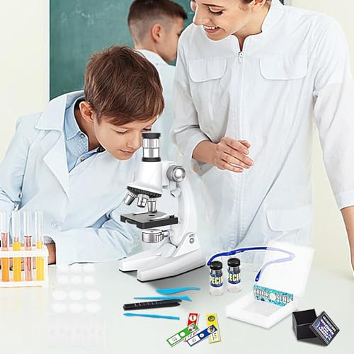 Kit microscope éducatif 1200X pour apprentissage en classe et maison