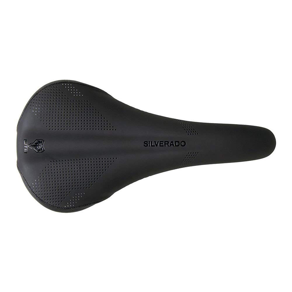Silverado Saddle, Bike Saddle, Black, 135mm x 280mm, 176g, Unisex-Adults