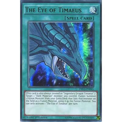 eye of timaeus yugioh card TTP1-JP018 The (N) This is of the Common rarity. The Eye of Timaeus (Purple)
