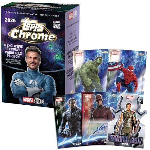 Topps Marvel Studios Chrome 2025 Boîte Garantie Sans Tri Scellée Usine - 2