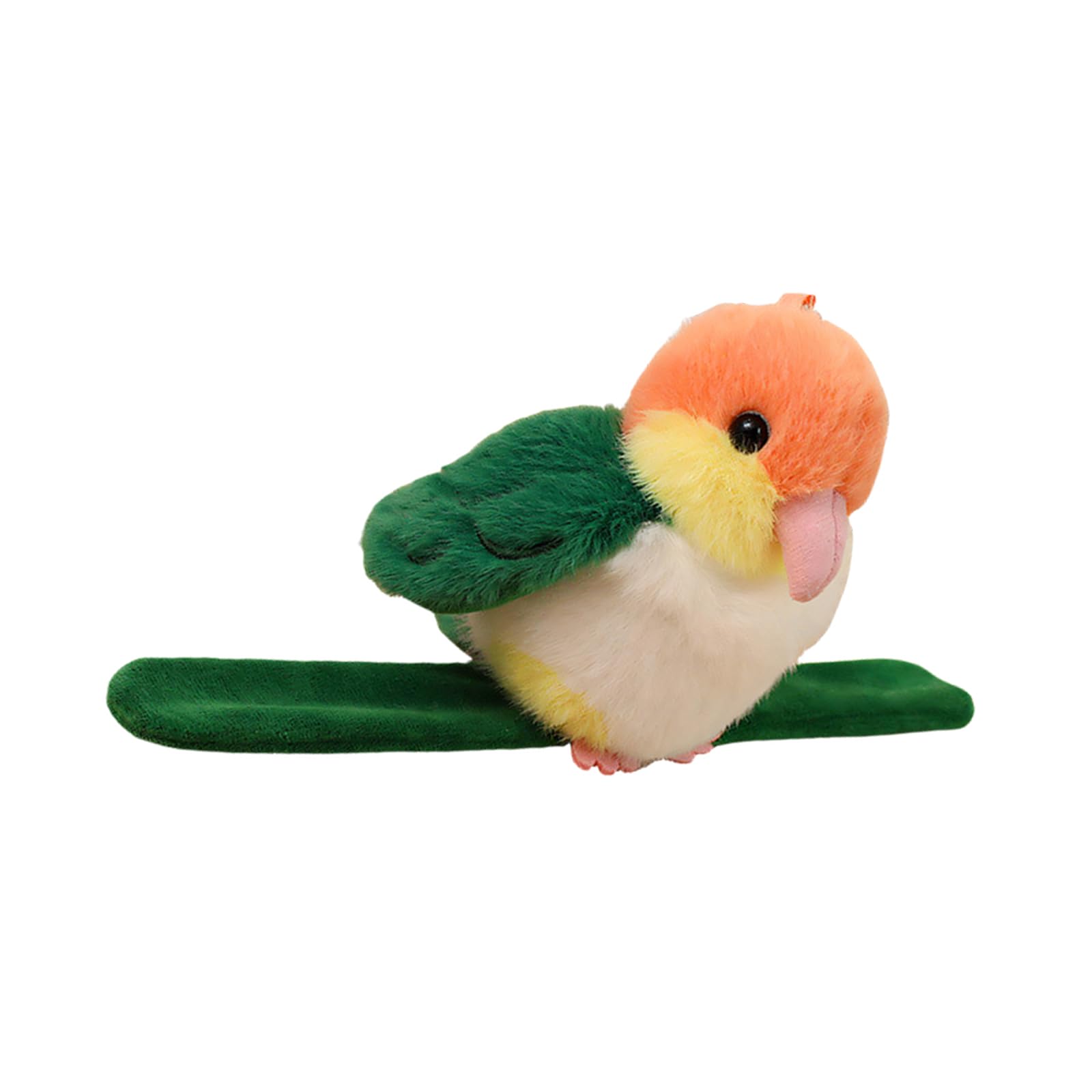 Colorful Parrots Keychain Pendant, Lightweight Plush Ornament Perfect for Wall Display Lightweight Plush Ornament Cartoon Bird Hanging Charm