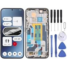 for Nothing Phone A142 5G AMOLED LCD Screen Digitizer Full Assembly with Frame Black Phone Part