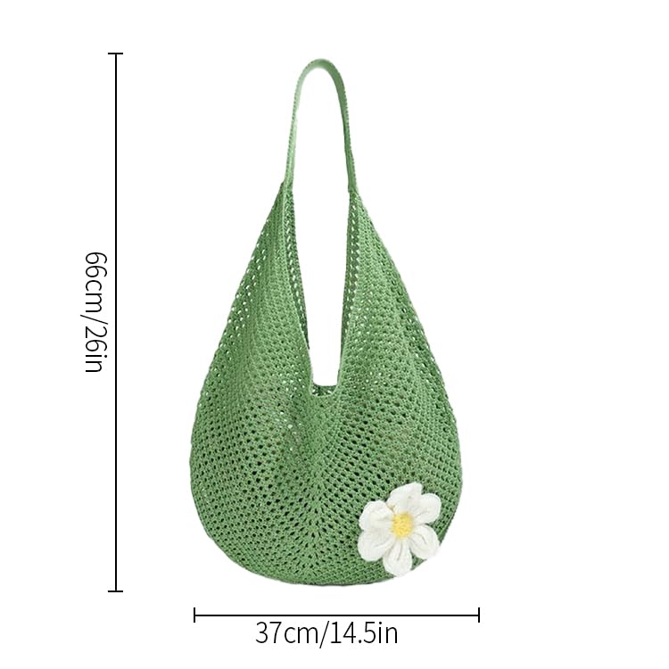 Bolso de Crochet para Mujer, Tote de Playa de Verano miniatura 4