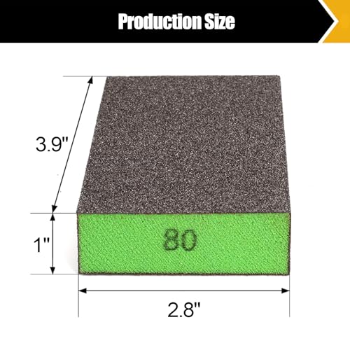 image for BOSHCRAFT 18 Pack Sanding Sponge, Washable and Reusable Sanding Block 