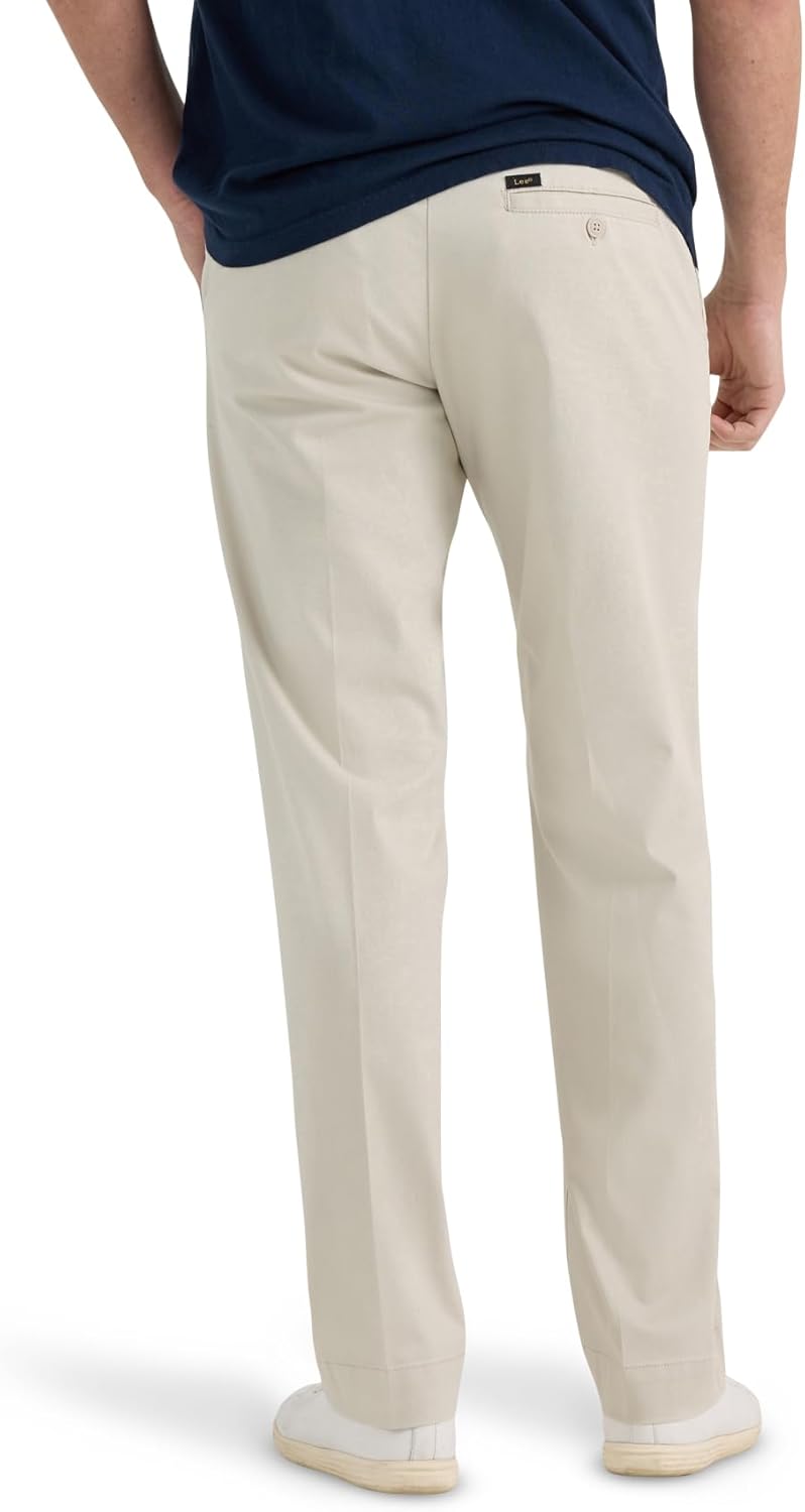 Lee Men's Extreme Motion Flat Front Regular Straight Pant - Image 3