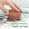 Scotch-Brite Copper Coated Scrubbers, Scouring Pads for Cleaning Tough Baked-On Messes, Metal Scrubbers for Cleaning Dishes, 3 Scrub Pads #4