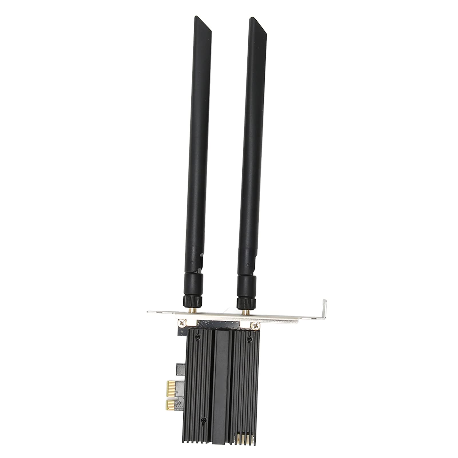Bewinner Scheda WiFi PCIe per PC Desktop, Scheda di Rete Wireless Dual Band 2400Mbps, Bluetooth 5.2, WPA3, Adattatore Wireless PCIe con Doppia Antenna per Win 10/11