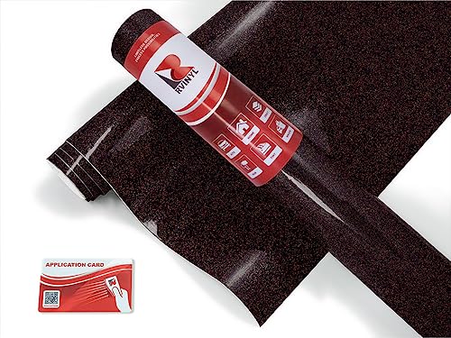 3M 2080 Series GP282 Gloss Ember Black - 5ft x 1ft - 5sq ft - Dual Cast Thick Vinyl Car Wrapping Film - Air Release Vehicle Sheet Roll