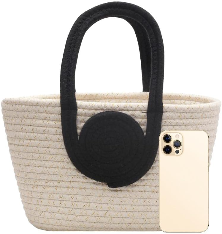 Large Capacity Tote Bag for Women Hand-Woven Straw Bag and Purse Travel Beach Totes Bag Woven Summer Tote Handbag