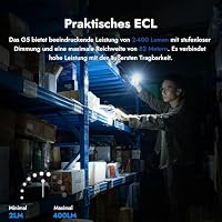 WUBEN G5 Taschenlampe LED Aufladbar, Mini EDC Taschenlampe Klein – Ansicht 4