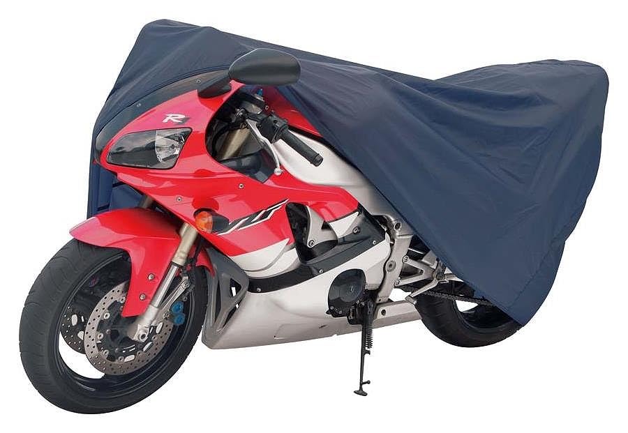 Housse de moto Petex bleu textile léger et ajustement élastique