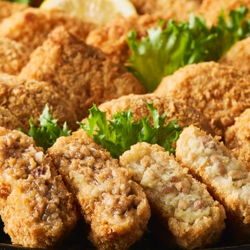 ひこま豚肉コロッケ・函館メンチカツセット 計64個+お試し「海鮮コロッケ」2個付き [函館市] セット品