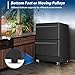 Tylza Under Counter Drawer Fridge 24 Inch, Built-in/Freestanding Beverage Refrigerator for Home and Commercial Use, Stainless Steel Material, Fast Cooling, Low Noise, Black