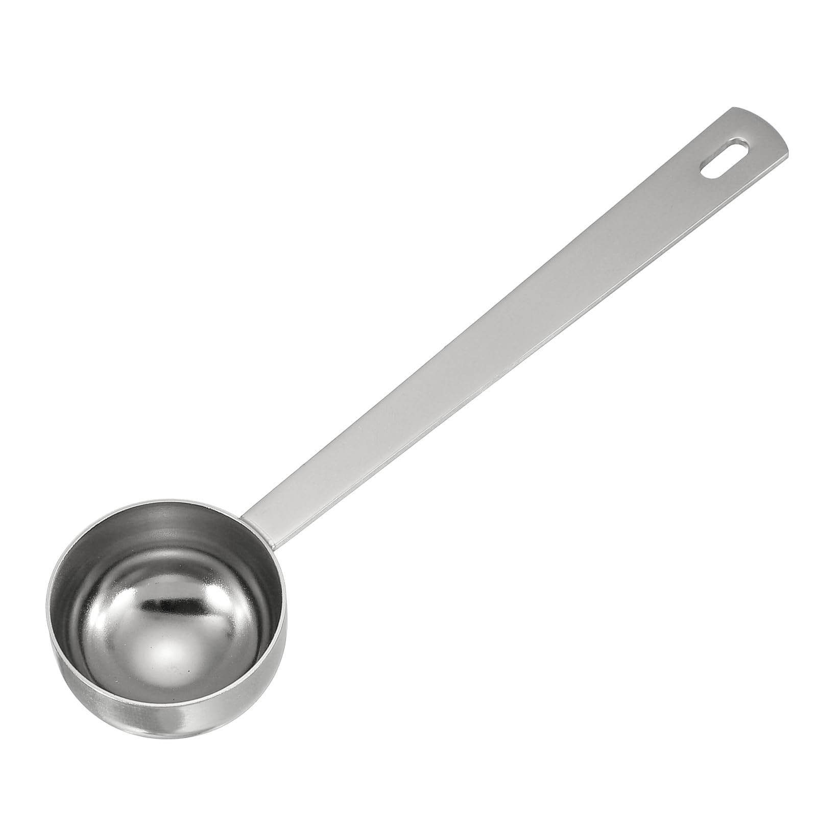 sourcing map Measuring Spoon, 20ml Long Handle Table Scoop Teaspoon Coffee Scoop Spoon for Ground Coffee Tea Sugar Cooking Baking, Silver