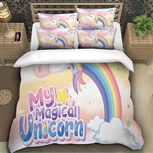 Housse de couette loup 3D king size avec fermeture éclair - 5