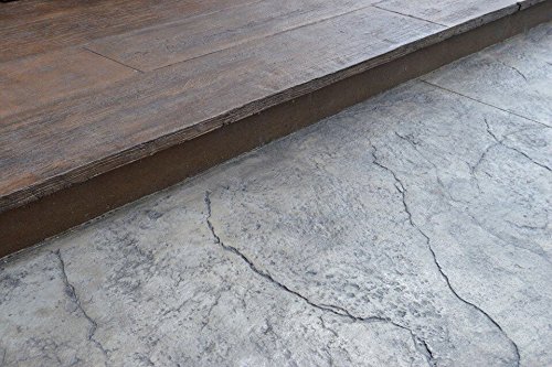 Walttools Seamless Concrete Stamp Heavy Quarry Stone Texturing Skin Set Authentic Decorative Pattern - Concrete, Cement, Overlay (4 Piece/Large) #TOP5