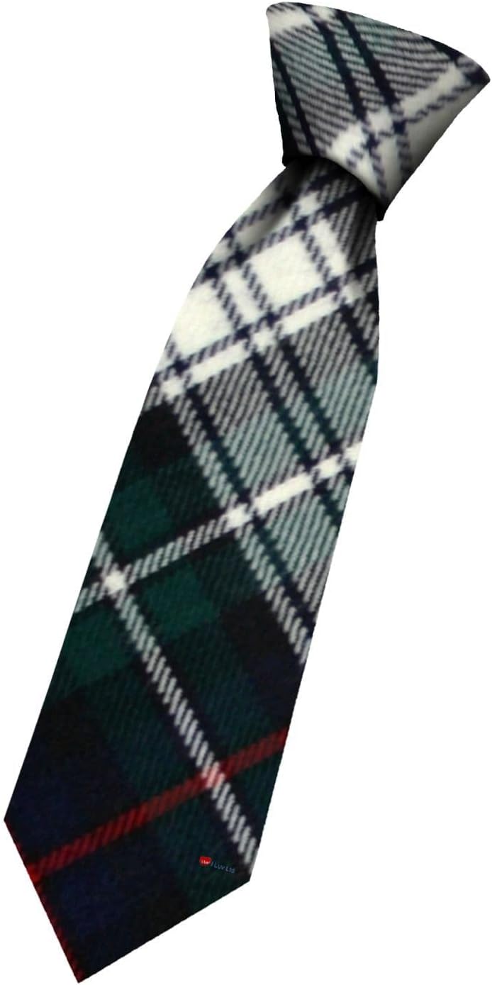 I LUV LTD Boys All Wool Tie Woven And Made in Scotland in MacKenzie Dress Modern Tartan