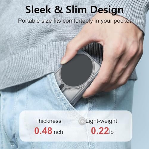 Image of Upgraded Phone Vlog Selfie Monitor Screen, Portable Back Camera Monitor with Magnetic Connection and Remote Control, Low Latency for Selfie Vlog Live Stream, Compatible with iPhone & Android