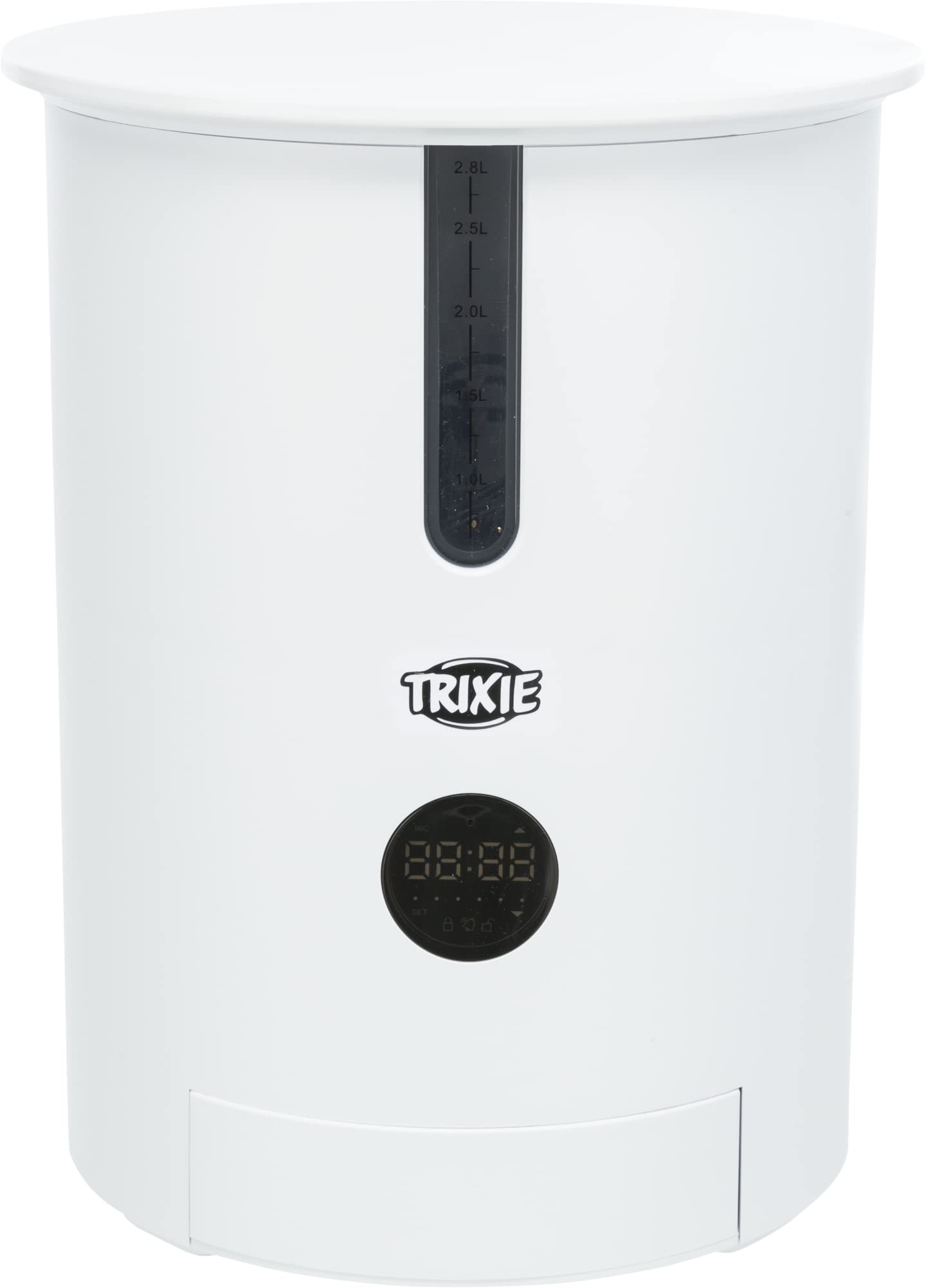 Dispensador automático de Comida TX9, 2,8 l/22 × 28 × 22 cm, Color Blanco