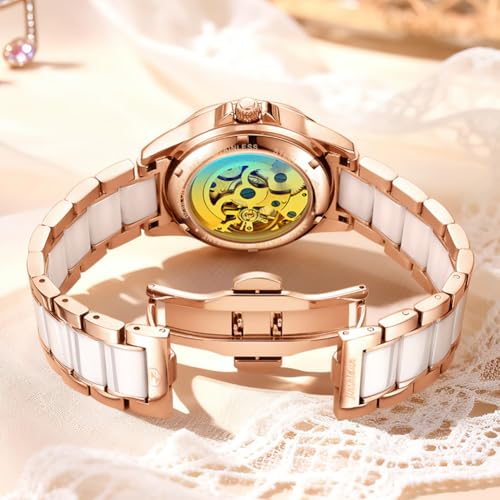 Image of OLEVS Watches for Men Quartz Chronograph Leather Fashion Dress Watch Date Waterproof Luminous Casual Square Business Wrist Watches
